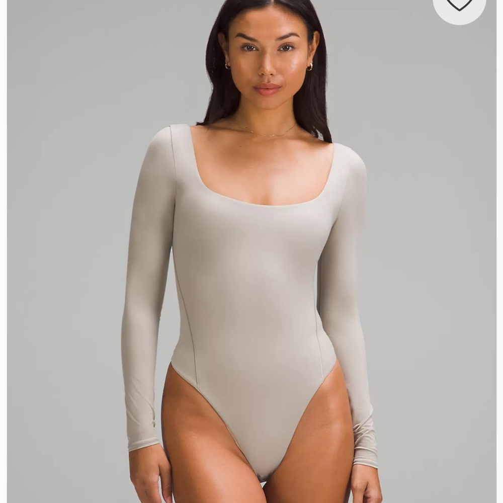 Lululemon Square Neck Long Sleeve Bodysuit